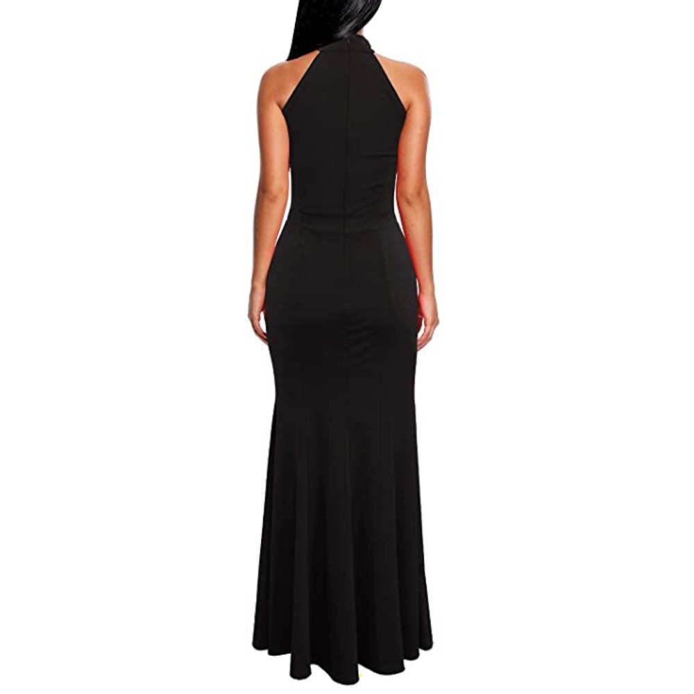 Berydress Sleeveless Halter Neck A-Line Dress - Picture 8 of 8
